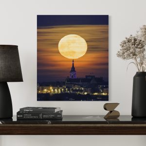 Lever de lune sur Angoulême